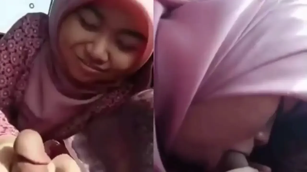 cewe hijab muasin sopir dipinggir jalan poster